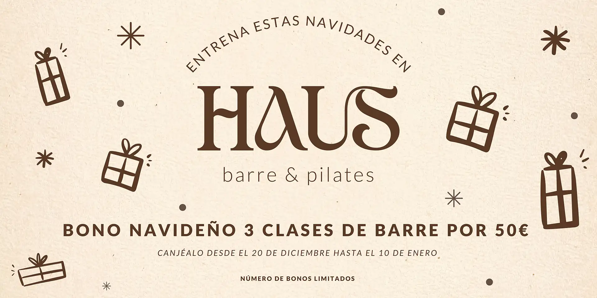 Banner Web Horizontal Feliz Navidad Minimalista Verde y Blanco copia